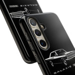 Vintage Galaxie 500 Phone Case | Classic Car Illustration, Black