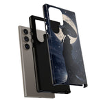 Geisha Parasol Moonlight Art Tough Phone Case