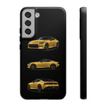 Gold Fairlady Z Classic Sports Car Tough Phone Case - 3 View