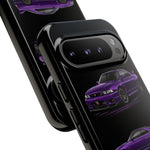Purple R33 Skyline GTR JDM Sports Car Phone Case Tough Multi View