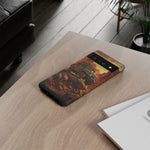 Land Cruiser FJ40 Classic 4x4 Red Rock Canyon Art Tough Phone Case