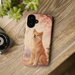 Akita Cherry Blossom Phone Case Sakura Dog Lover Gift