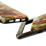 Cocker Spaniel Picnic Scene phone case | vintage dog art