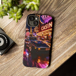 Vegas Strip Corvette Night Phone Case Neon Tough Case