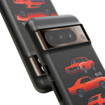 1969 Camaro SS Orange Triple View Muscle Car Tough Phone Case