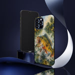 Peacock Bass Fishing Phone Case Angler Tough Cover Gift Art