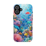 Underwater Coral Reef Phone Case | Colorful Tropical Fish Ocean Scene
