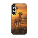 Rhodesian Ridgeback African Savanna Art Tough Phone Case