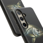 Snook Fishing Phone Case, Saltwater Portrait Black Cover, Gift