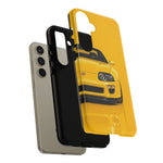 Yellow Supra Phone Case, MK4 90s JDM Legend Tough Protective Cover for Men