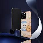 Milk Cookie Phone Case Cute Food Kawaii Tough Cover Gift Art