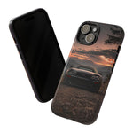 MK4 Supra Phone Case, Black JDM Sports Car Mountain Dusk Cover