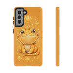 Bearded Dragon Kawaii Crown Art Tough Phone Case