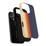Retro Rainbow Stripe Phone Case | Tough Phone Case