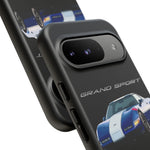 1996 C4 Grand Sport Phone Case | Blue White Sports Car Design