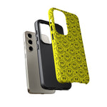Acid Smiley Repeat Pattern Art Tough Phone Case