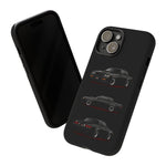 Black GNX Phone Case, Three-View Muscle Car Vector Tough Cover