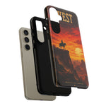 Western Sunset Cowboy Phone Case | Rugged Protective Cover
