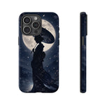 Geisha Parasol Moonlight Art Tough Phone Case