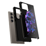 Holographic Skull Phone Case, Shattered Glass Iridescent Cover