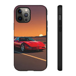 Red C4 ZR-1 King of the Hill Art Tough Phone Case