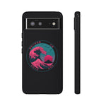 Great Dream Wave Circular Badge Vaporwave Phone Case – Japanese Aesthetic