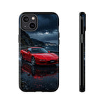 Red Sports Car NSX Phone Case | Rainy Night JDM Supercar Protection