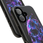 Holographic Skull Phone Case, Shattered Glass Iridescent Cover
