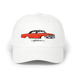 1963 Galaxie Convertible Dad Hat Classic Car Cap Red Black Top