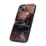 Cherry Blossom Street Scene R34 Skyline GTR Tough Case | Car Photo Cover