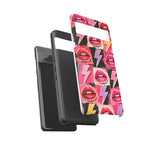 Pop Art Lips and Lightning Bolt Phone Case