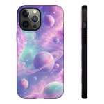 Pastel Galaxy Planet Vaporwave Art Tough Phone Case