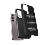 Silver Prelude Sports Coupe Tough Phone Case for JDM Fans