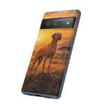 Rhodesian Ridgeback African Savanna Art Tough Phone Case