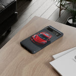 Red C8 Z06 Track Wing Tough Phone Case Cover Gift Art