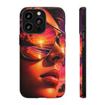 Sunset Reflection Sunglasses Retrowave 80s phone case