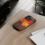 Western Sunset Cowboy Phone Case | Rugged Protective Cover