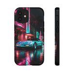 1980s Sports Car C4 Miami Nights Aesthetic Tough Phone Case