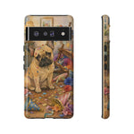 Guilty French Bulldog Phone Case, Confetti Watercolor Cover