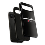1970 Camaro Z28 White Silhouette Tough Phone Case Cover Gift