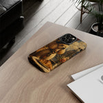 Poodle in Beret Phone Case | Vintage Paris Café Illustration