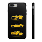 Yellow Camaro SS Muscle Car Phone Case Tough Multi View Print