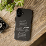 1986 Supra Triple View Line Art JDM Tough Phone Case Cover
