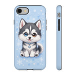 Siberian Husky Kawaii Ice Chibi Pet Dog Art Tough Phone Case