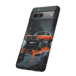 1966 GTO Orange Rainy City Tough Phone Case Cover Gift Art