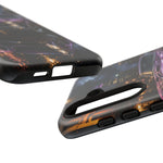 67 GTO Phone Case Purple, Rainy City Night Muscle Car Tough Cover