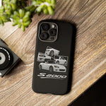White S2000 Roadster Collage JDM Tough Phone Case Cover Gift