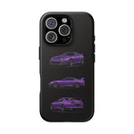 MK4 Supra Phone Case Purple, Three-View Vector Cover