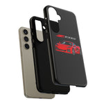 Red C8 Z06 Illustration Phone Case for Vette Owners | Tough Cover