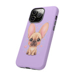 French Bulldog Bat Ears Kawaii Pet Dog Art Tough Phone Case